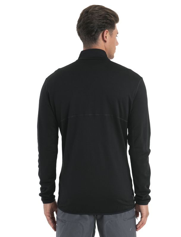 Men's Merino 560 RealFleece Elemental II LS Zip Black