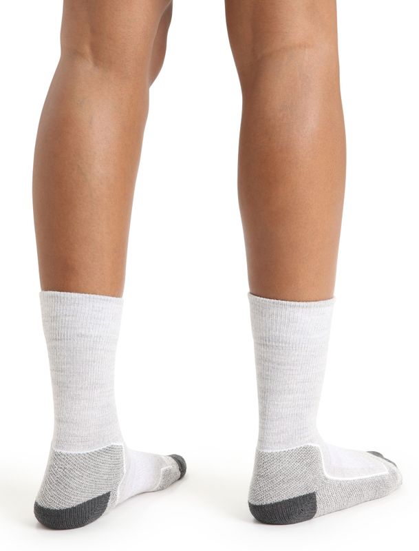 Women's Merino Hike+ Light Crew Socks Blizzard Heather