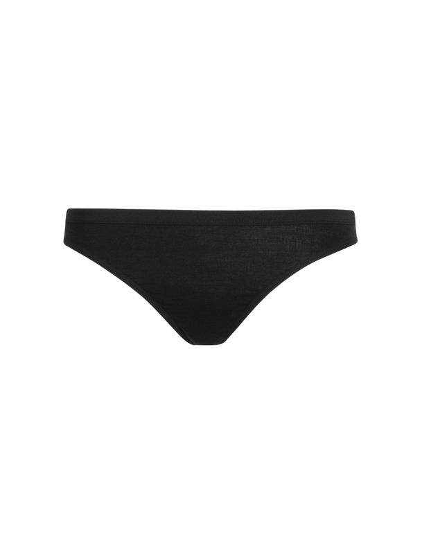 Women's Merino Siren Thong Black