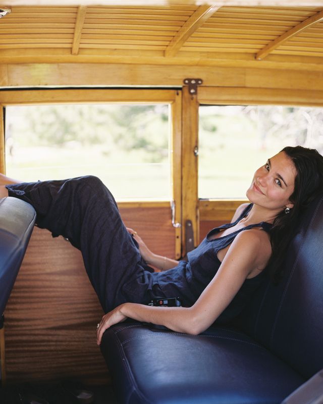 Safari Linen Pants Womens Faded Navy
