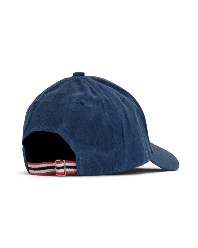 Waxed Cotton Cap Faded Navy/Patch