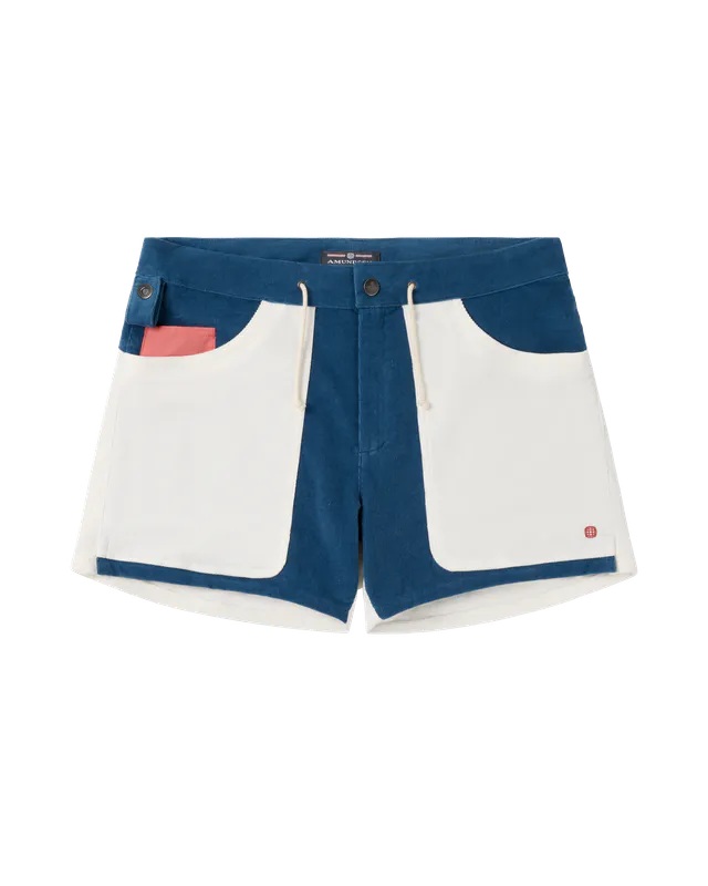 5Incher Concord Shorts Mens Indigo/Natural