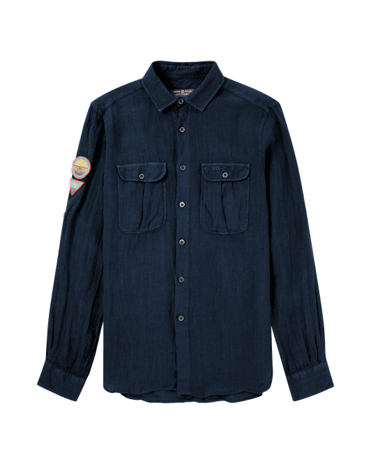 Hovedbilde Safari Linen Shirt Mens Faded ...