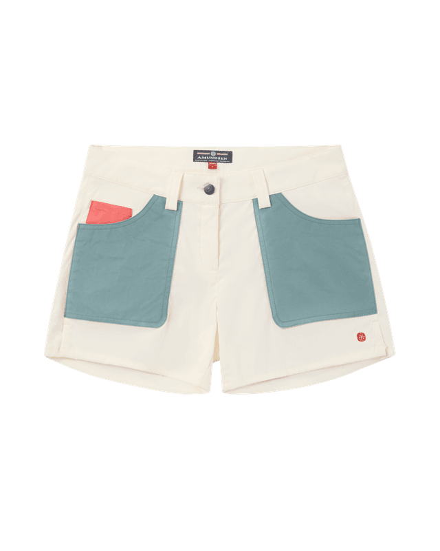 5Incher Field Shorts Womens Offwhite/Stormy Blue