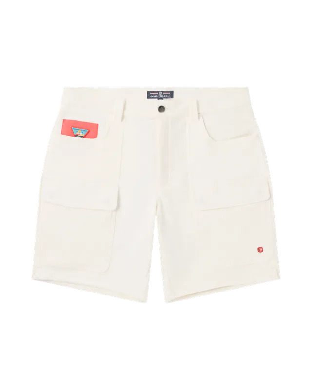 8 Incher Concord Cargo Shorts Mens Natural/Cowboy