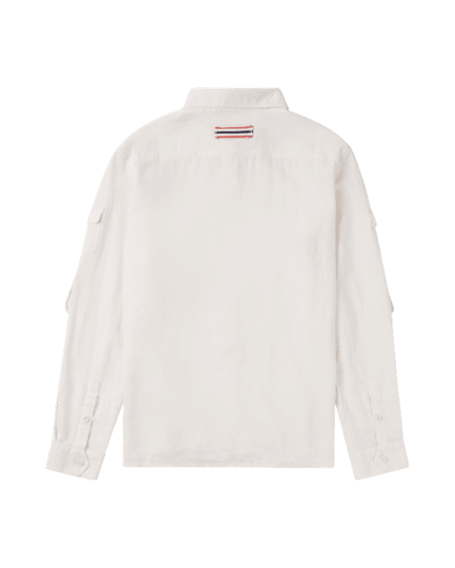 Traveller'S Linen Shirt Womens White