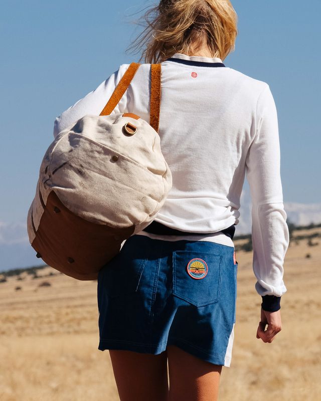 Concord Skirt Womens Natural/Olive Ash