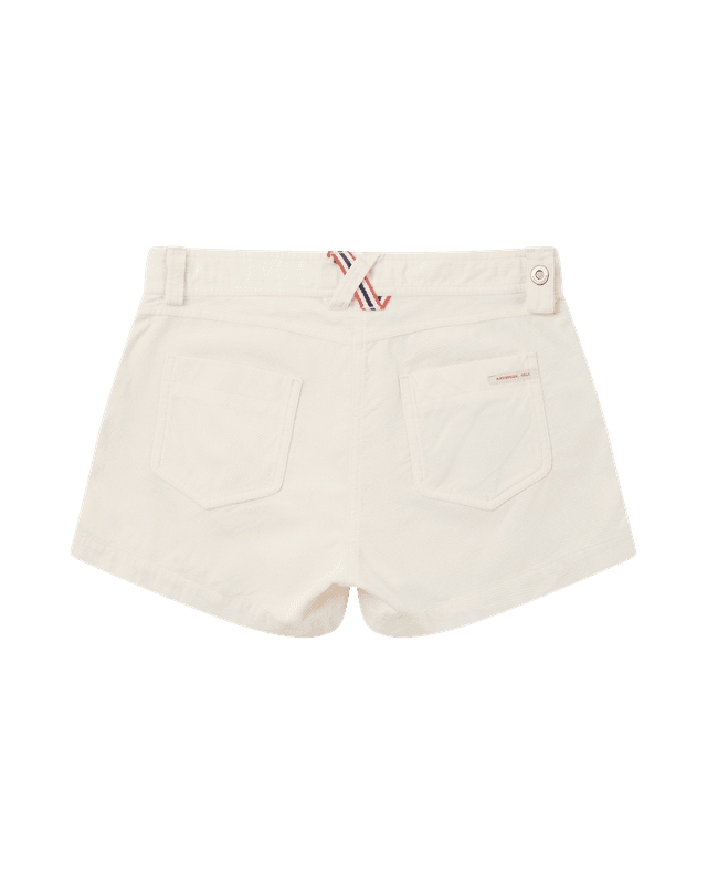 4Incher Wild Velvet Shorts Womens White
