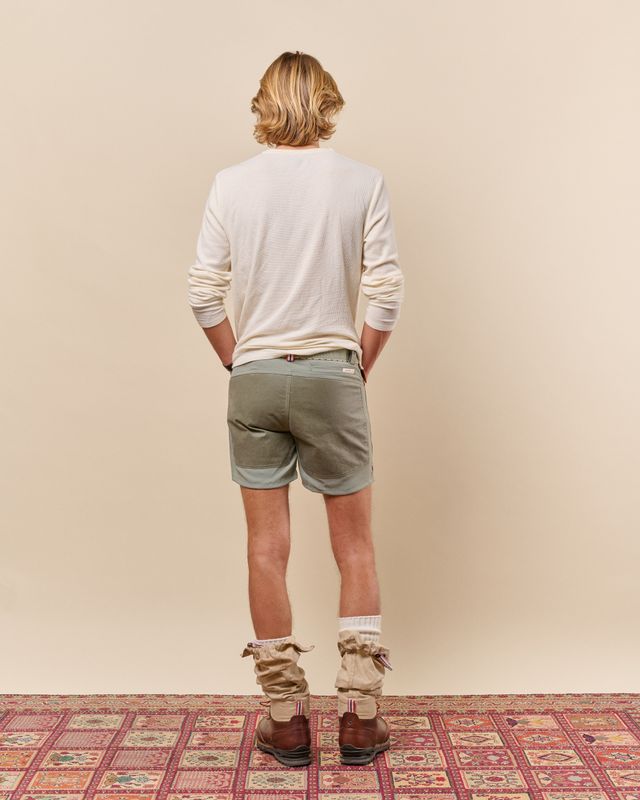 7Incher Field Shorts Mens Offwhite/Tan