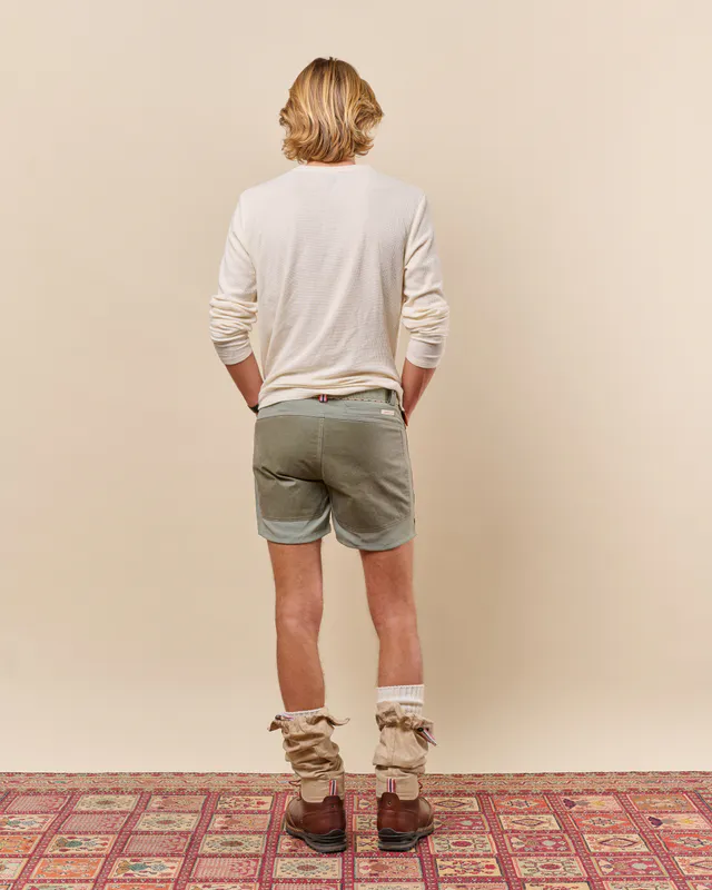 7Incher Field Shorts Mens Offwhite/Tan