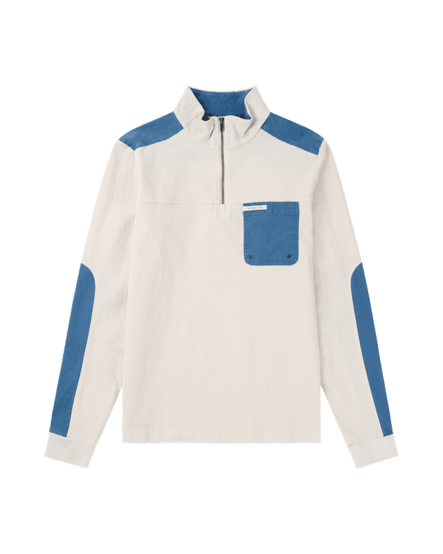 Ditch-Hiker Pullover Mens Oatmeal/Indigo