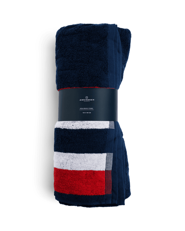 AQUA BEACH TOWEL Faded Navy