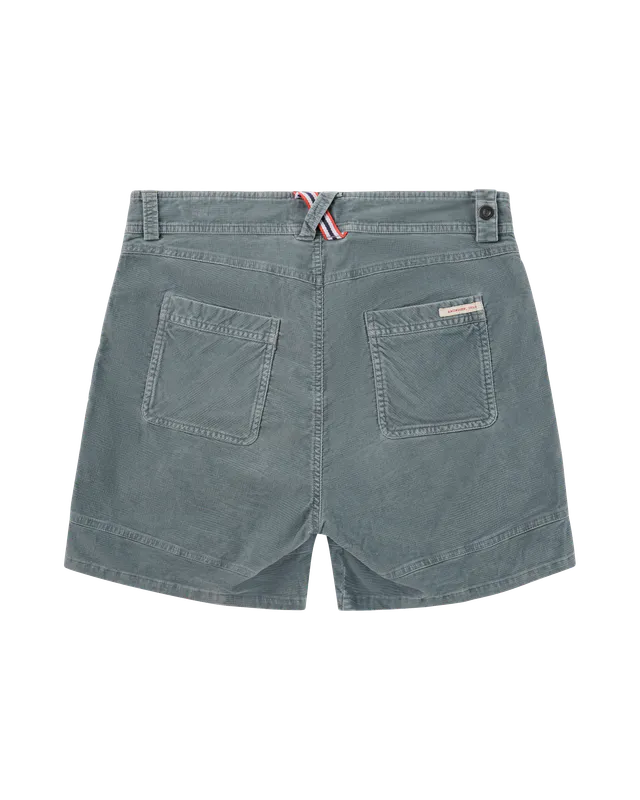 6Incher Wild Velvet Shorts Mens Stormy Blue