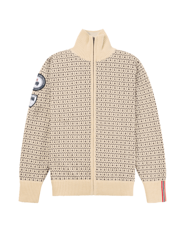 Amundsen Heroes of Telemark Full Zip Mens Natural