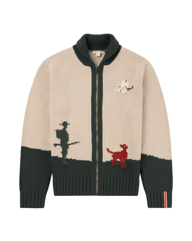 Amundsen Huntsman Cardigan Mens Desert/Olive