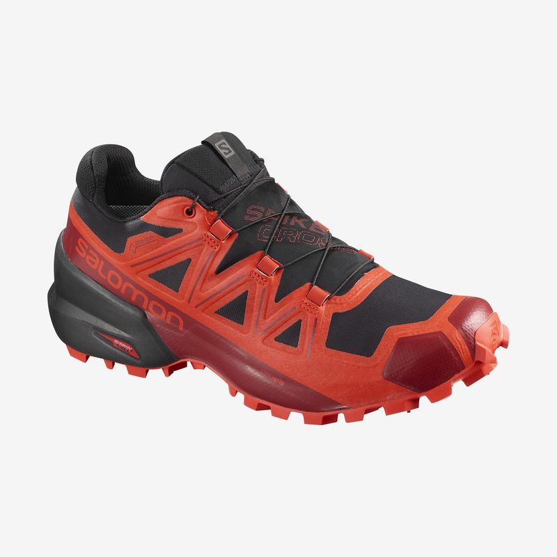 Salomon Spikecross 5 GTX Black/racingred