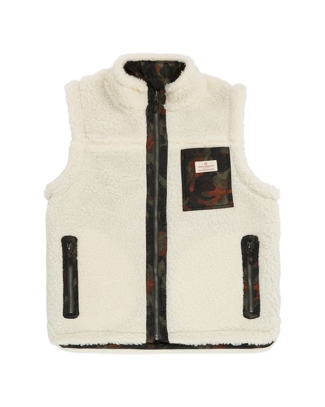 HARVESTER REVERSO WAXED VEST UNISEX 231 Kelp Camo
