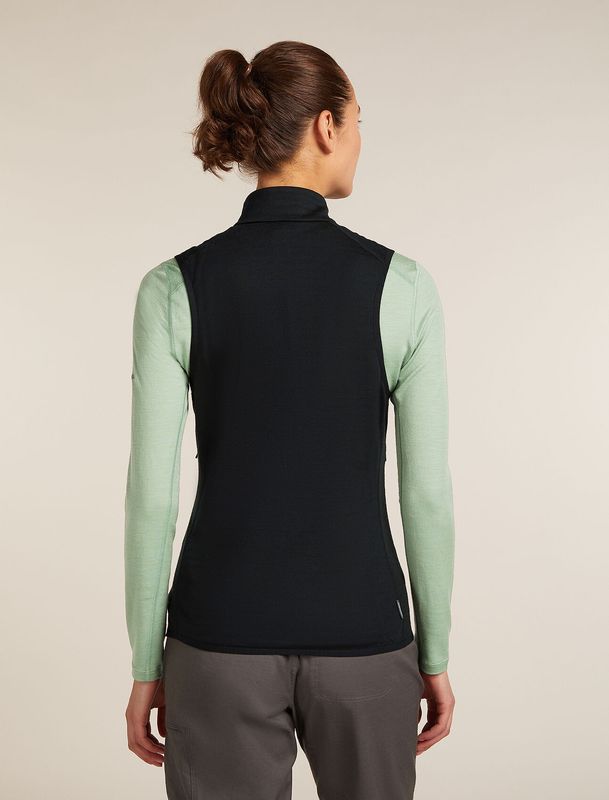  Women's Merino Blend 300 RealFleece Descender Vest Black