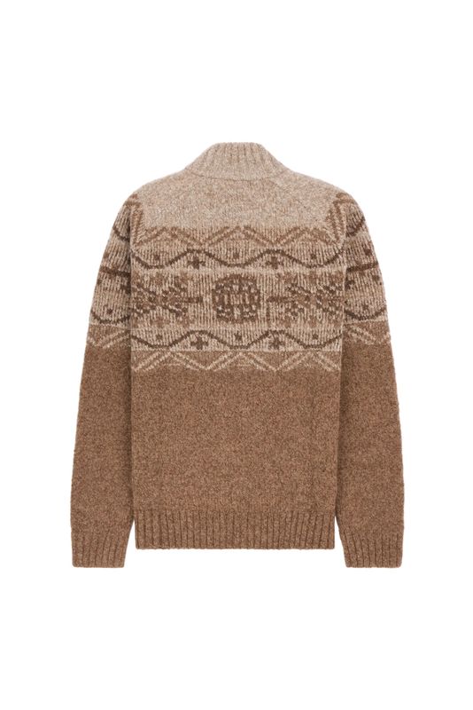 Amundsen Alpe Full-Zip Mens Tan/Pattern