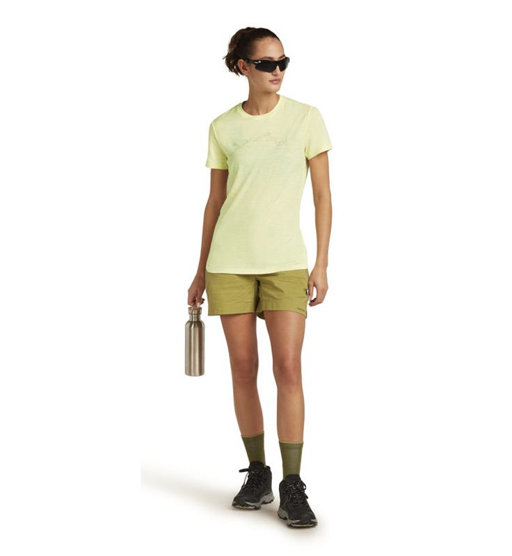 Icebreaker W´s 150 Tech Lite Airbourne Squirrel Citrine