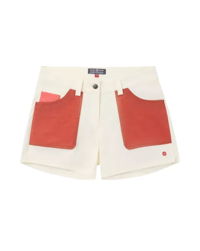 Amundsen 5incher Field Shorts W´s 015 Offwhite/Terra Red