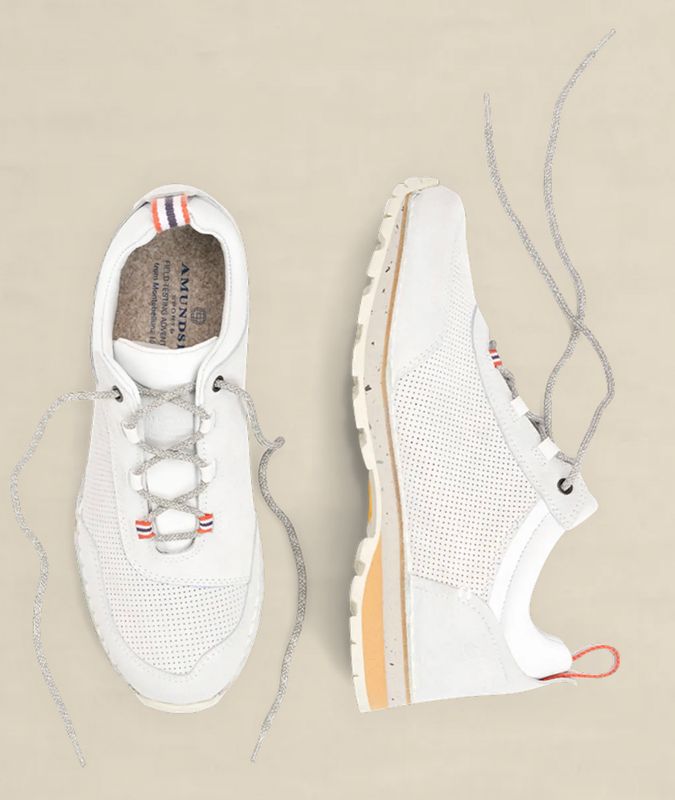 V-BOND SUEDE SNEAKERS 010 White