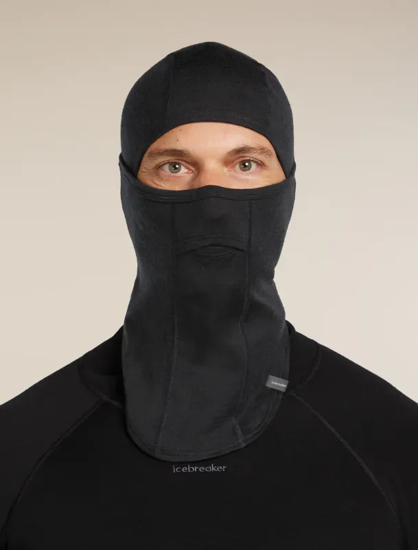 Unisex Merino 200 Oasis Balaclava Black