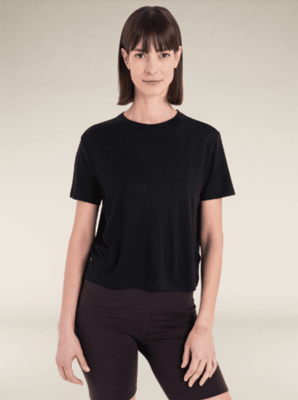 W's Merino 150 Tech Lite Short Sleeve Crop T-Shirt Black