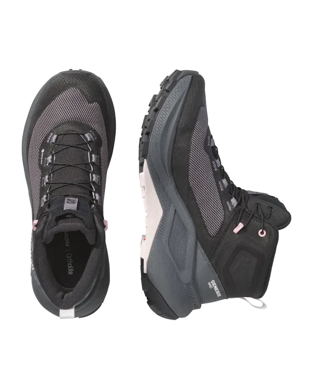 Salomon GENESIS MID W GTX Black / Dawn Pink / Lilac Ash