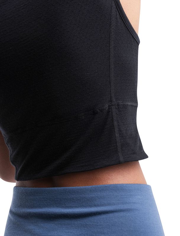 Women's 125 ZoneKnit Merino Blend Energy Wind Cropped Bra-Tank B