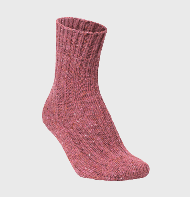 Calzini Socks Rib Soft 581 Wool Mix Rosa
