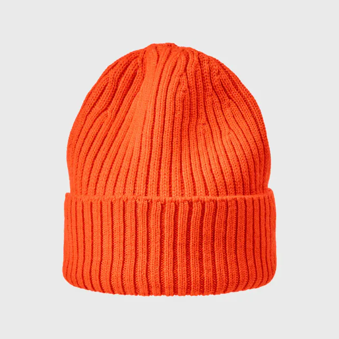 Main Image Beanie 100% Merino Orange