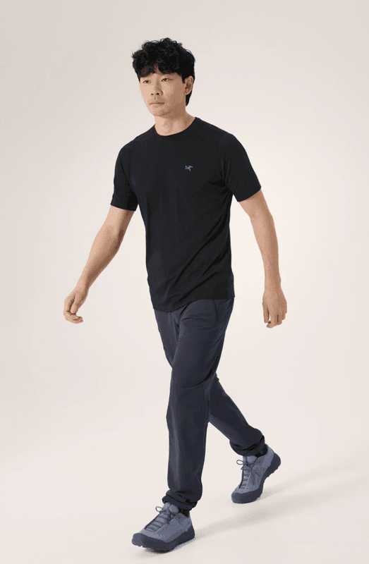 Ionia Merino Wool Shirt SS Men's Balck