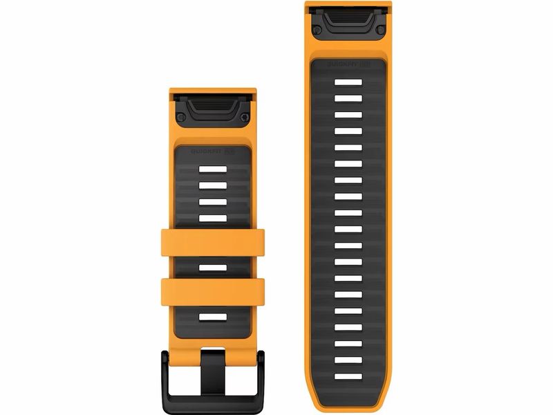 Garmin QuickFit 22mm Silicone Band Spark Orange/Graphite