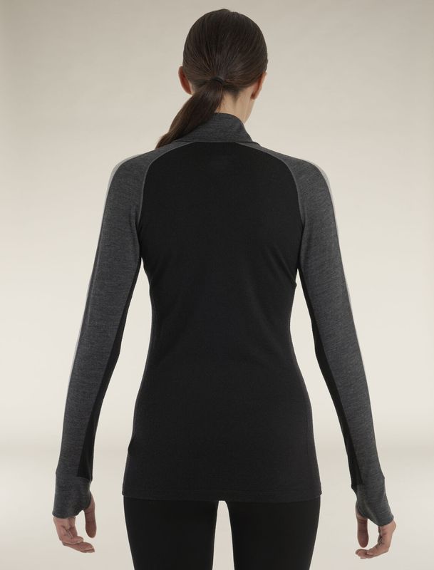 Zoneknit W´s 260 LS Half Zip Jet/H/Black
