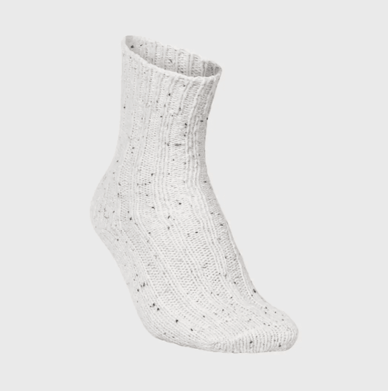 Calzini Socks Rib Soft 581 Wool Mix Off White