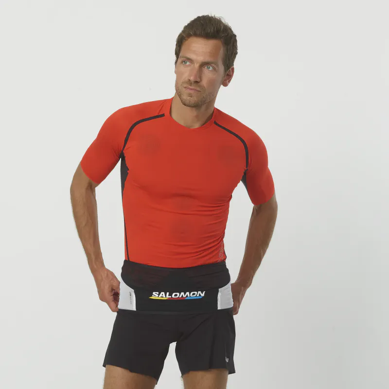 SALOMON ADV SKIN RACE FLAG Unisex BLACK / WHITE