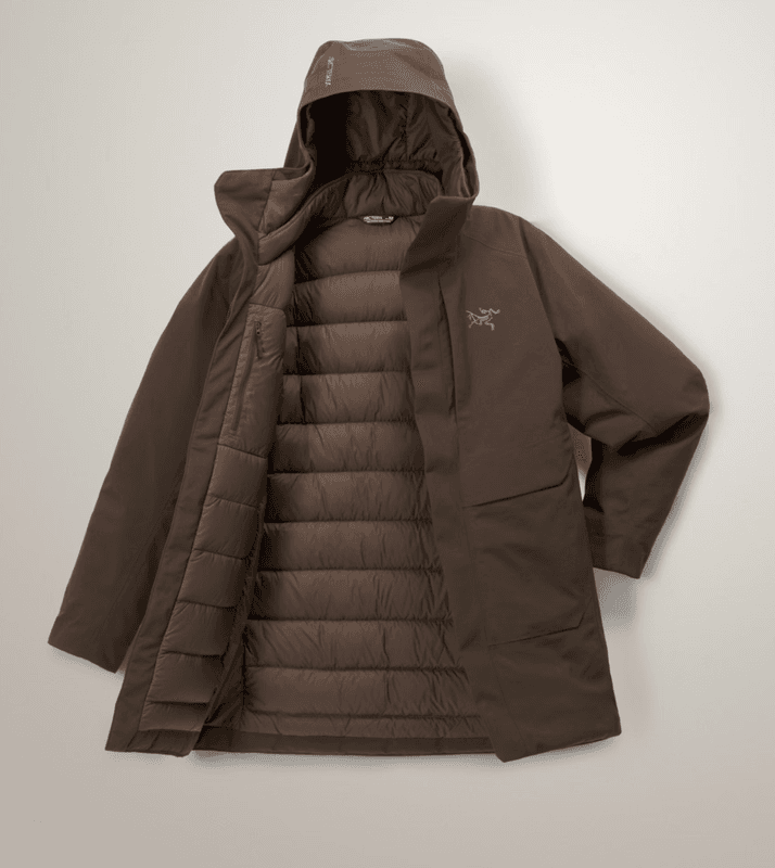 Therme Down Parka Men's Carob