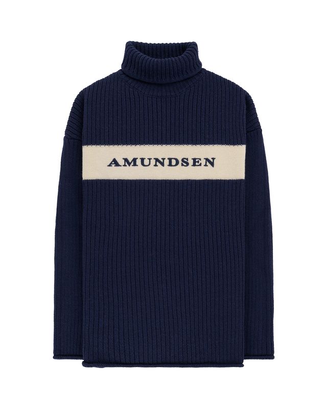 Heroes Ski Turtle Neck M´s 590 Faded Navy/Natural
