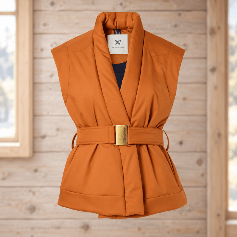 Western Vest women Brown